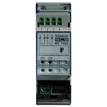 Scs - Attuatore Termoregolazione 2 Rele ( BTICINO cod. F430/2 )