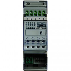 Scs - Attuatore Termoregolazione 4 Rele ( BTICINO cod. F430/4 )