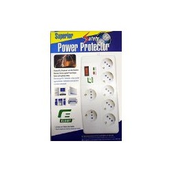 Multipresa 7Pr.Biv/Schuko+Modem Protetto ( NAICON cod. E.MULT7 )