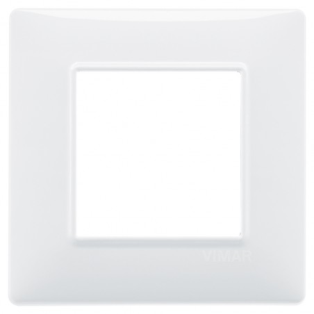 Placca 2M Bianco ( VIMAR cod. 14642.01 )