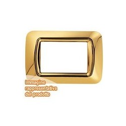 Placca 4 Pos.Oro Antico     Top System ( GEWISS cod. GW22664 )