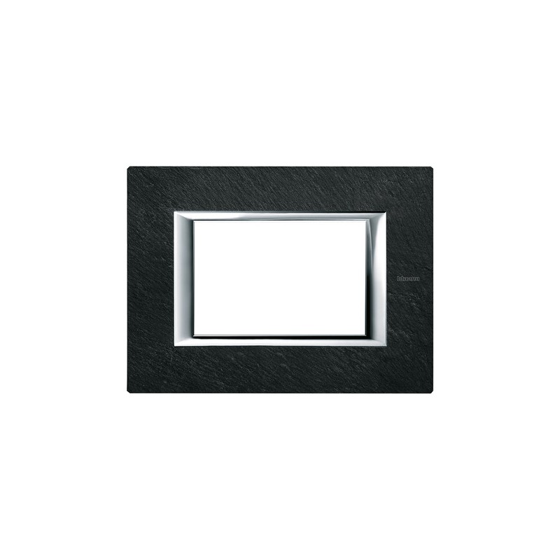 Axolute - Placca 3P Pietra Ardesia ( BTICINO cod. HA4803RLV )