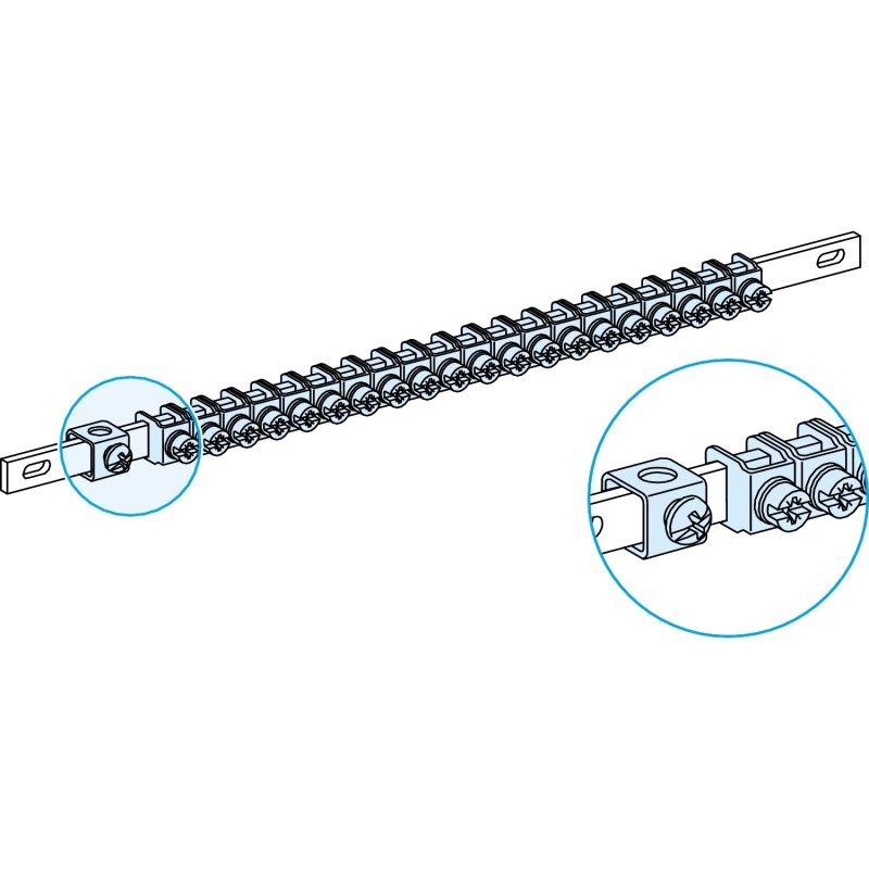 Collettore Di Terra 24M ( SCHNEIDER cod. LVS04200 )