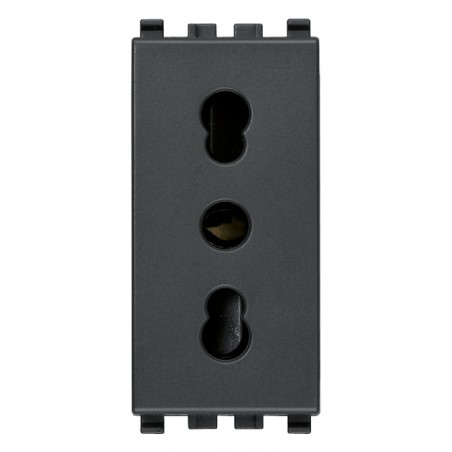Presa 2P+T 16A P17/11 Grigio ( VIMAR cod. 20203 )