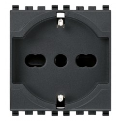 Presa 2P+T 16A Universale Grigio ( VIMAR cod. 20210 )