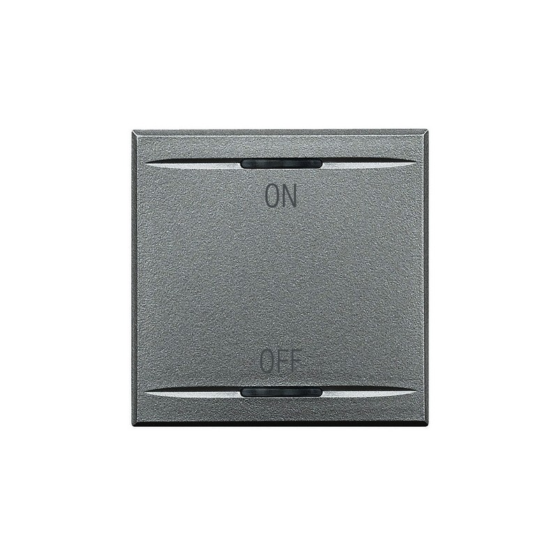 Axolute - Copritasto On Off 2Mod Chiaro ( BTICINO cod. HC4911/2AG )