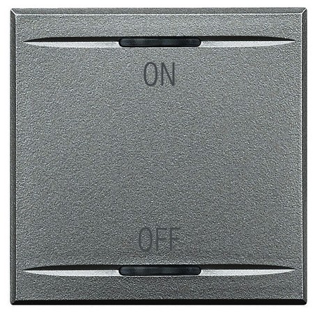 Axolute - Copritasto On Off 2Mod Chiaro ( BTICINO cod. HC4911/2AG )