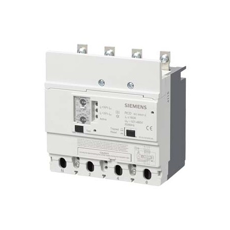 Accessori Rcd Vl160 In:160A Ue: 127-480V 4P ( SIEMENS cod. 3VL92165GC40 )