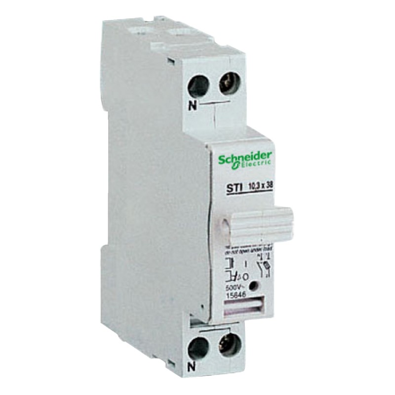 Sti 1P+N 10.3X38    500V ( SCHNEIDER cod. 15646 )