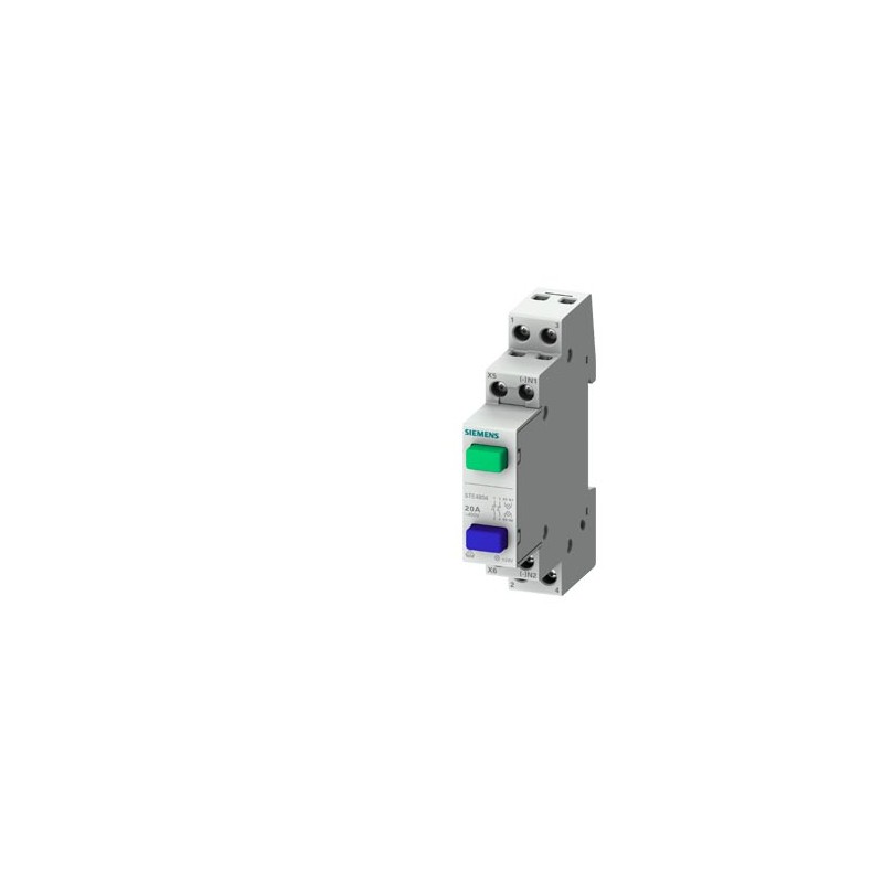 Pulsante Grig.1Na/1Nc 20A 230Vca No Arr. 1Um ( SIEMENS cod. 5TE4800 )