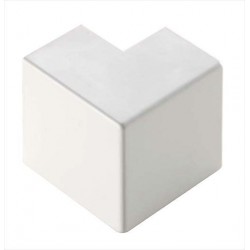 Angolo Est. Per  Minican. Dim. 25X17 Bianco ( ELETTROCANALI cod. ECAE2517B )