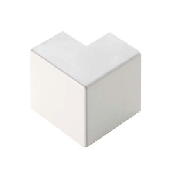 Angolo Est. Per  Minican. Dim. 40X25 Bianco ( ELETTROCANALI cod. ECAE4025B )