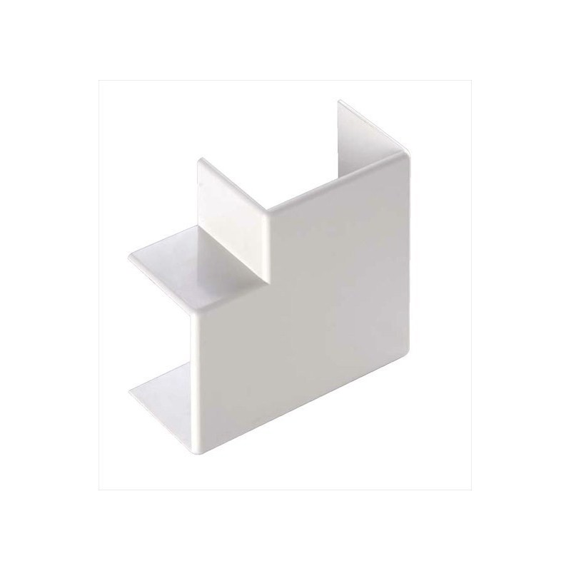 Angolo Piano Per Canale Dim. 40X40 Bianco ( ELETTROCANALI cod. ECAP4040B )