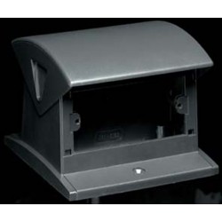 Torretta Porta Utenze Bifacciale Grigia ( ELETTROCANALI cod. EC160003 )