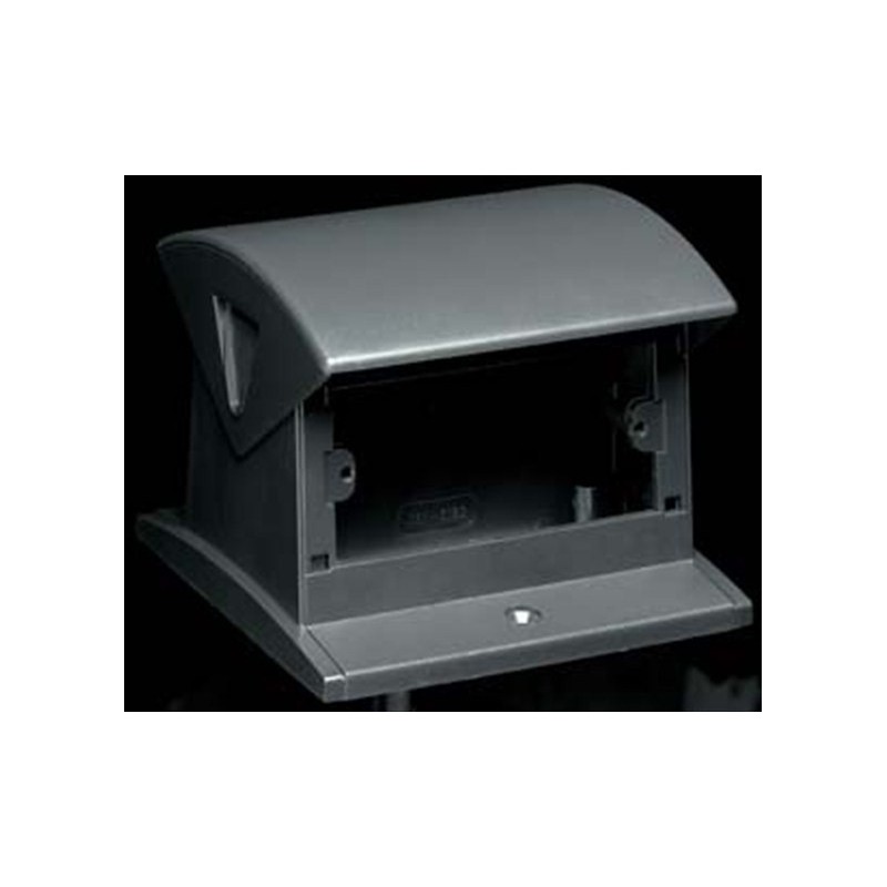 Torretta Porta Utenze Bifacciale Grigia ( ELETTROCANALI cod. EC160003 )