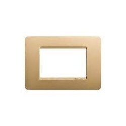 Matix - Placca 2P Scatola Tonda Gold ( BTICINO cod. AM4802GL )