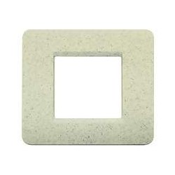 Matix - Placca 2P Scatola Tonda Acquamarina ( BTICINO cod. AM4802SQ )