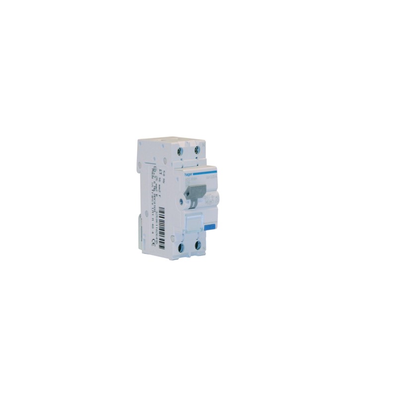 Interruttore Differenziale Magn 1Pn 30Ma Ac 10A 6Kac 2M ( HAGER cod. ADC910H )