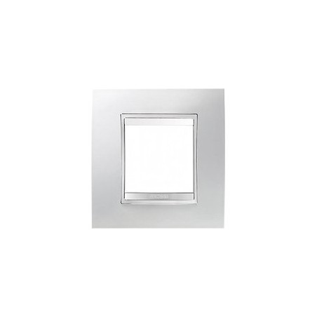 Placca Lux Int.2P Bianco Latte ( GEWISS cod. GW16222TB )