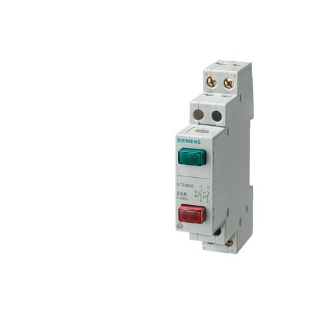 Pulsante 2 Tasti 1Na+1Nc 20A 400Vca 1Um ( SIEMENS cod. 5TE4830 )