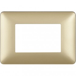 Matix - Placca 3P Gold ( BTICINO cod. AM4803MGL )