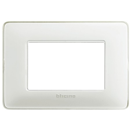 Matix - Placca 3P Colors Ghiaccio ( BTICINO cod. AM4803CBN )