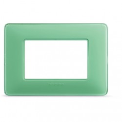 Matix - Placca 3P Colors Te Verde ( BTICINO cod. AM4803CVC )