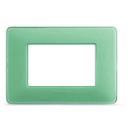 Matix - Placca 3P Colors Te Verde ( BTICINO cod. AM4803CVC )