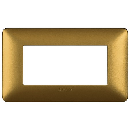 Matix - Placca 4P Gold ( BTICINO cod. AM4804MGL )