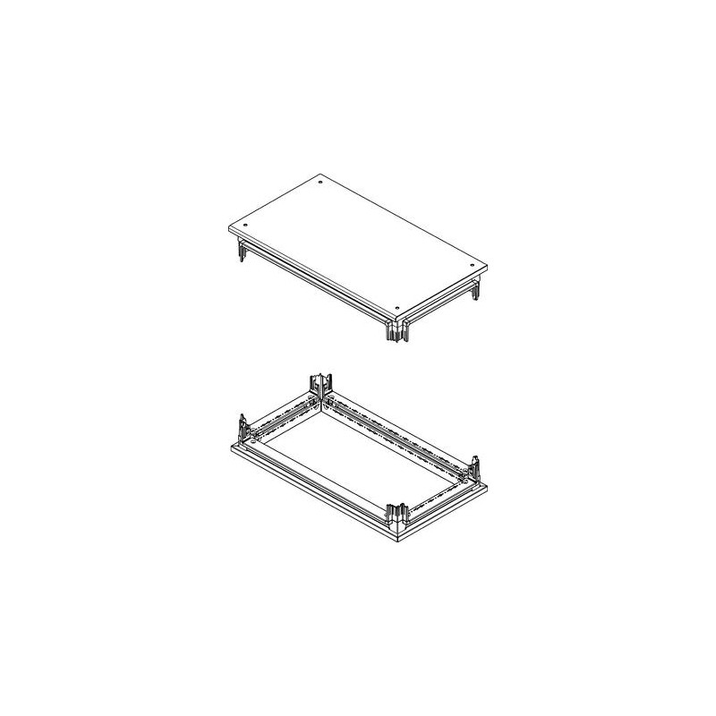 Mas Hdx - Base Testa Pann Aperto 350X600Mm ( BTICINO cod. 91801/36A )