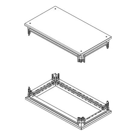 Mas Hdx - Base Testa Pann Aperto 350X600Mm ( BTICINO cod. 91801/36A )