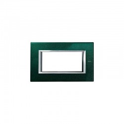 Axolute - Placca 4P Verde Sevr ( BTICINO cod. HA4804VS )