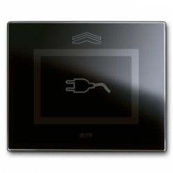 Placca Veratouch Scivolo Nero ( AVE cod. 44PVTCS3NAL )