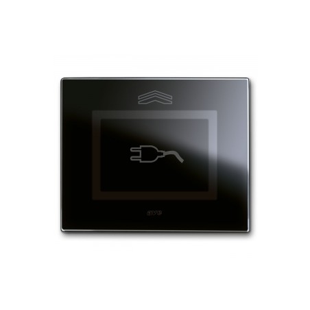 Placca Veratouch Scivolo Nero ( AVE cod. 44PVTCS3NAL )