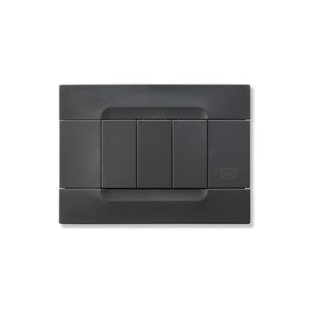 Placca Tec Nero Auckland 3M ( URMET cod. 10803 )