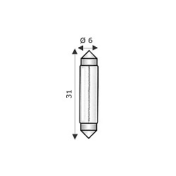 Lampade A Silurotra Sv 6.5X31 18V 3.00W ( WIMEX cod. 4102990 )