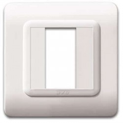 Placca Tecn.44 Bianco Ral9010   1M ( AVE cod. 44P31B )