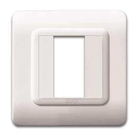 Placca Tecn.44 Bianco Ral9010   1M ( AVE cod. 44P31B )