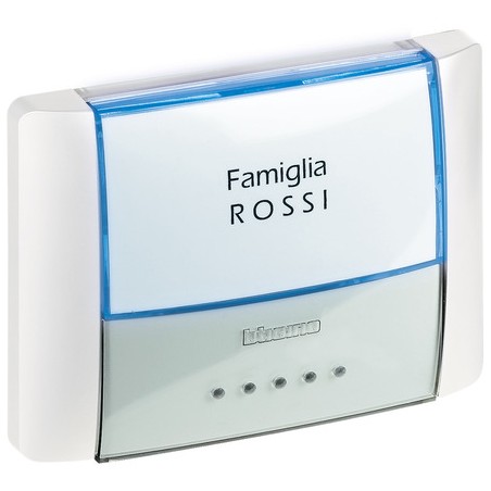 Idrobox - Pulsante Targa Ip55Bianco ( BTICINO cod. 26108N )