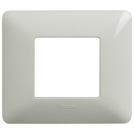 Matix - Placca 2P Bianco ( BTICINO cod. AM4802BBN )