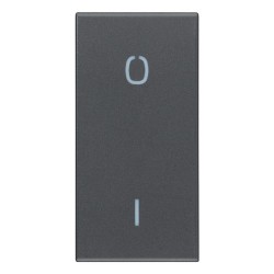 Tasto 1M Simbolo O I Grigio ( VIMAR cod. 20021.99 )