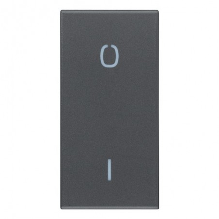 Tasto 1M Simbolo O I Grigio ( VIMAR cod. 20021.99 )