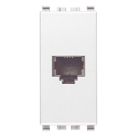 Presa Rj11 6/4 Bianco ( VIMAR cod. 20320.B )