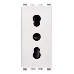 Presa 2P+T 16A P17/11 Bianco ( VIMAR cod. 20203.B )