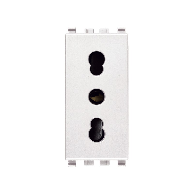 Presa 2P+T 16A P17/11 Bianco ( VIMAR cod. 20203.B )