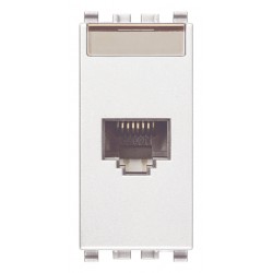 Presa Rj45 Netsafe Cat5E Utp Bianco ( VIMAR cod. 20338.8.B )