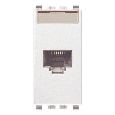 Presa Rj45 Netsafe Cat5E Utp Bianco ( VIMAR cod. 20338.8.B )