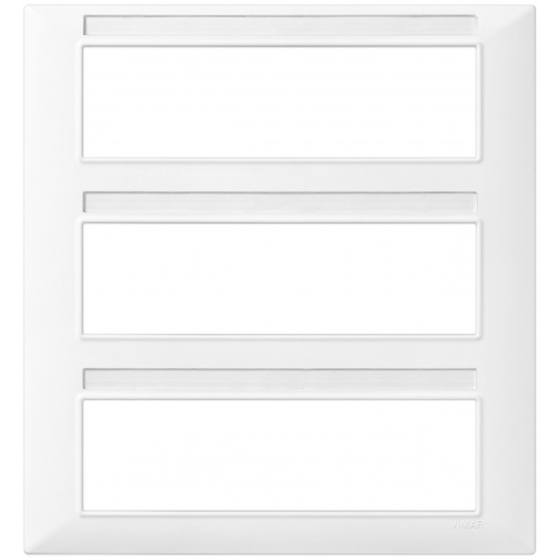 Placca 21M Bianco ( VIMAR cod. 14691.01 )