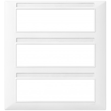 Placca 21M Bianco ( VIMAR cod. 14691.01 )