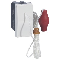 Vela Bianca - Pulsante 1P No 10A A Tirante ( LEGRAND cod. 687007 )